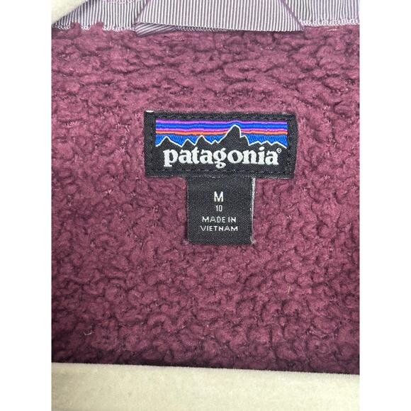 Patagonia Los Gatos Fuzzy Sherpa Vest Children's Size 10 - Picture 6 of 6